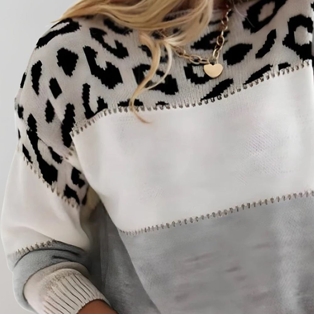 Maison Valmont  | Elegant leopardtrøje