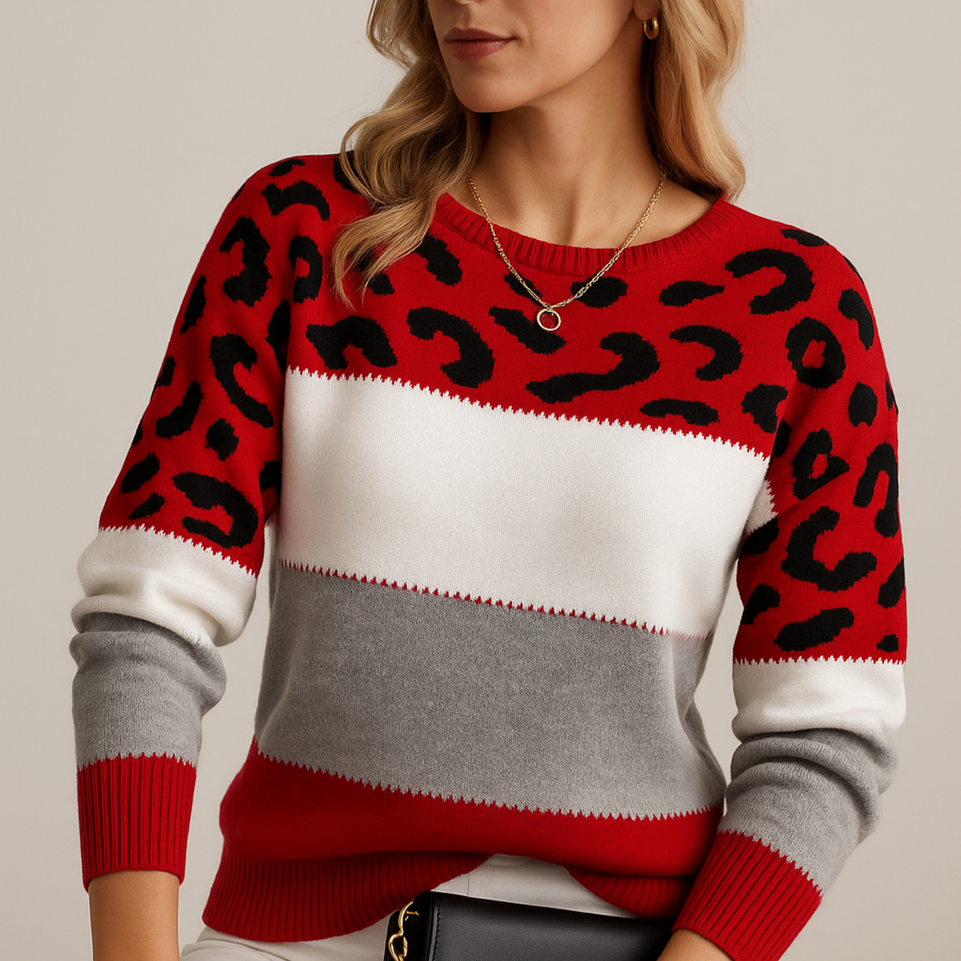 Maison Valmont  | Elegant leopardtrøje