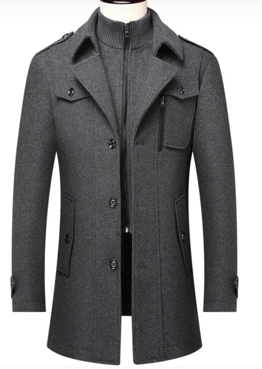 Tommi | Vinterjakke i Peaky Blinders-stil